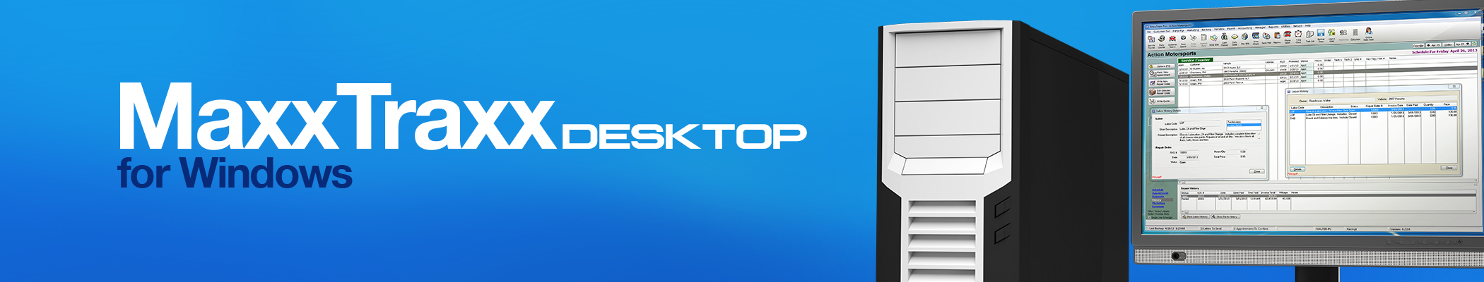 MaxxTraxx Desktop Mainpage Banner